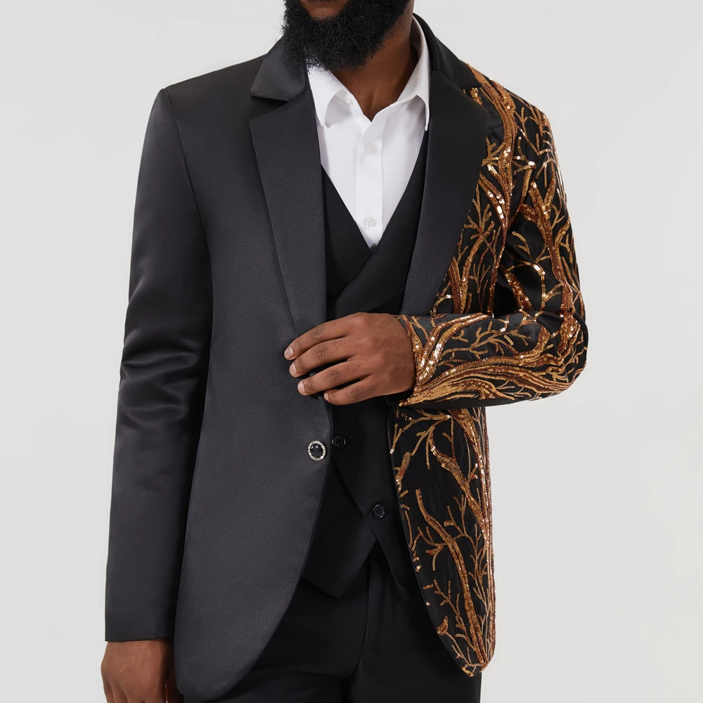 Stylish Men Blazer Casual Slim Fitness Formal One Button Office Suit Blazer Coat Sequins Suit Jacket Masculino Blazers Man Coat
Stylish Men Blazer Casual Slim Fitness Formal One Button Office Suit Blazer Coat Sequins Suit Jacket Masculino Blazers Man Coat