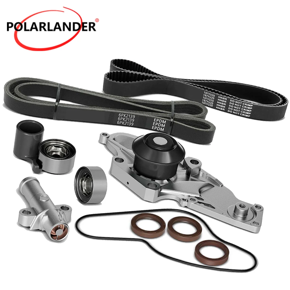 19200RDVJ01 Timing Belt Water Pump Kit Tensioner Idler Pulley Engine Repair Parts
19200RDVJ01 Timing Belt Water Pump Kit Tensioner Idler Pulley Engine Repair Parts