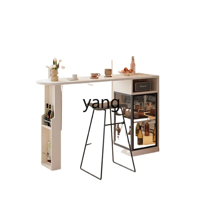 YJQ light luxury bar table integrated high foot long family small apartment living room coffee table high sense
YJQ light luxury bar table integrated high foot long family small apartment living room coffee table high sense