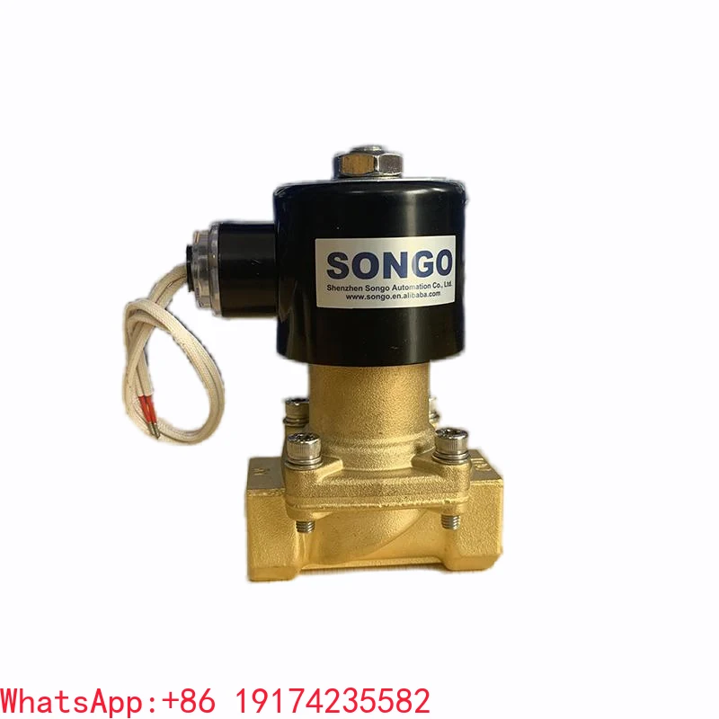 16bar High Pressure 2 Way 12VDC Piston Steam Brass Magnetic Solenoid Valve
16bar High Pressure 2 Way 12VDC Piston Steam Brass Magnetic Solenoid Valve