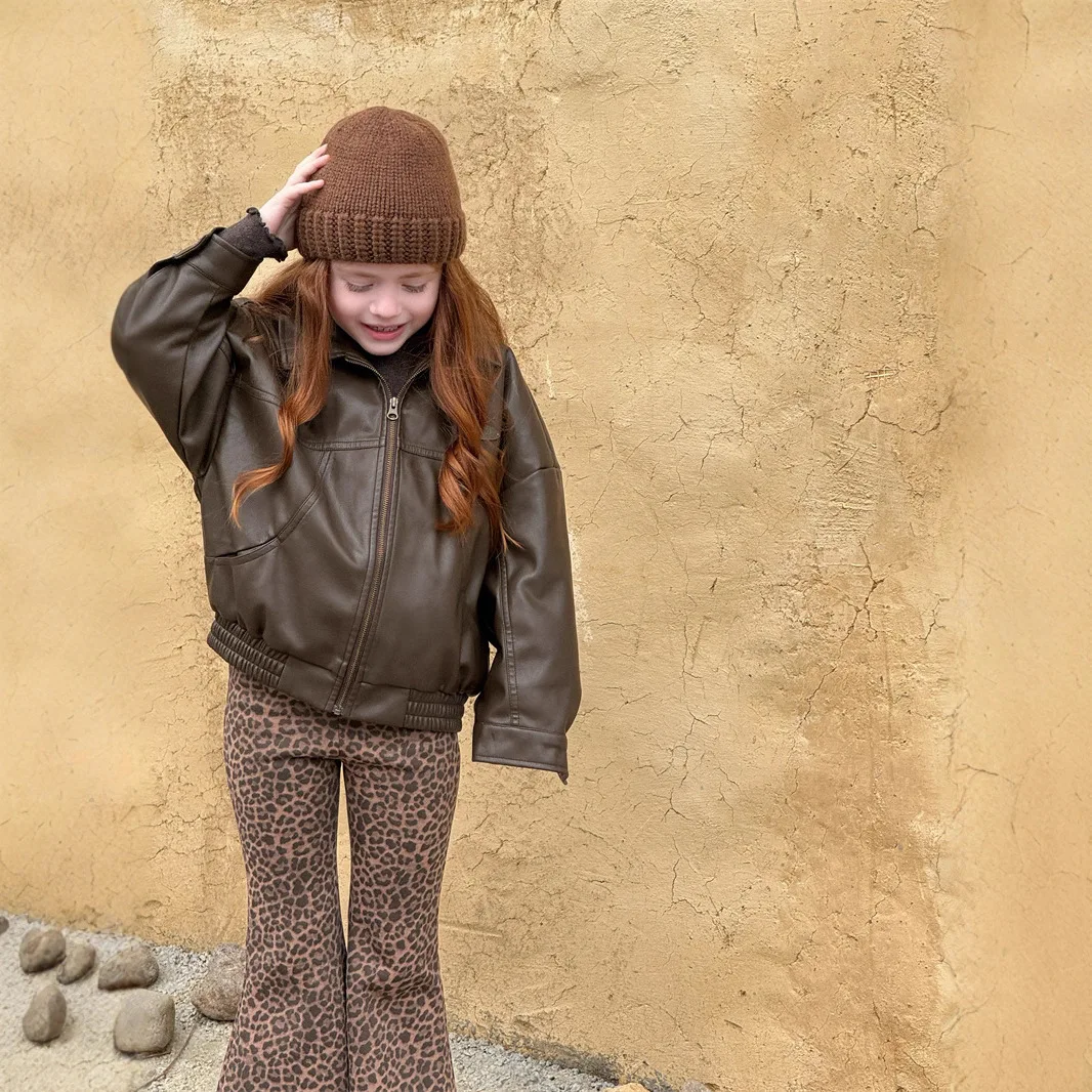 Kids Baby Girl Jacket Winter Fashion Leather Solid Thick Warm Children 3-8Y Girls Coat Outerwear Retro Toddler Girls Jacket
Kids Baby Girl Jacket Winter Fashion Leather Solid Thick Warm Children 3-8Y Girls Coat Outerwear Retro Toddler Girls Jacket