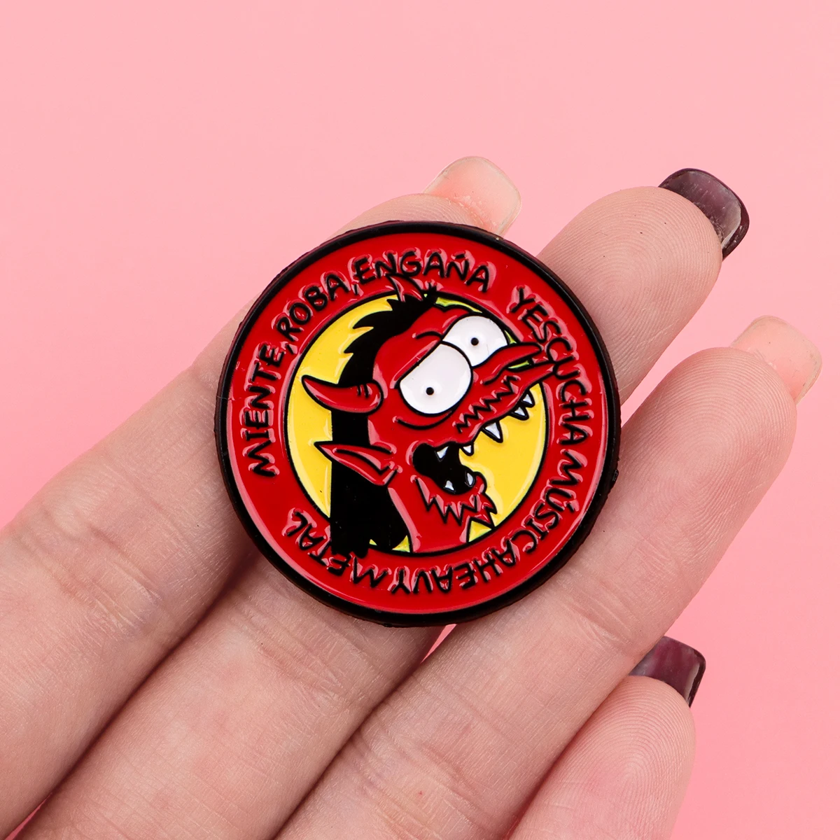 Funny Devil Enamel Pins Red Brooches Badge Lapel Pin For Backpack Clothes Accessories Fashion Jewelry Birthday Gifts
Funny Devil Enamel Pins Red Brooches Badge Lapel Pin For Backpack Clothes Accessories Fashion Jewelry Birthday Gifts