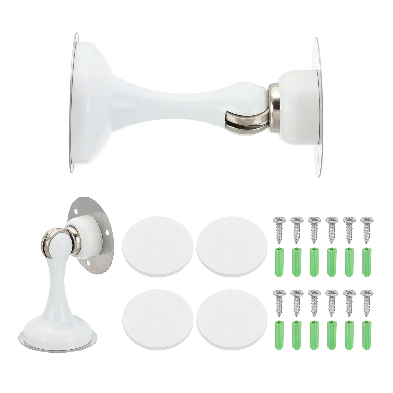 2Pcs Magnetic Door Stoppers Stainless Steel Door Stops Wall Floor Mounted Doors Holder Keep Doors Open for Home Office Closet
2Pcs Magnetic Door Stoppers Stainless Steel Door Stops Wall Floor Mounted Doors Holder Keep Doors Open for Home Office Closet