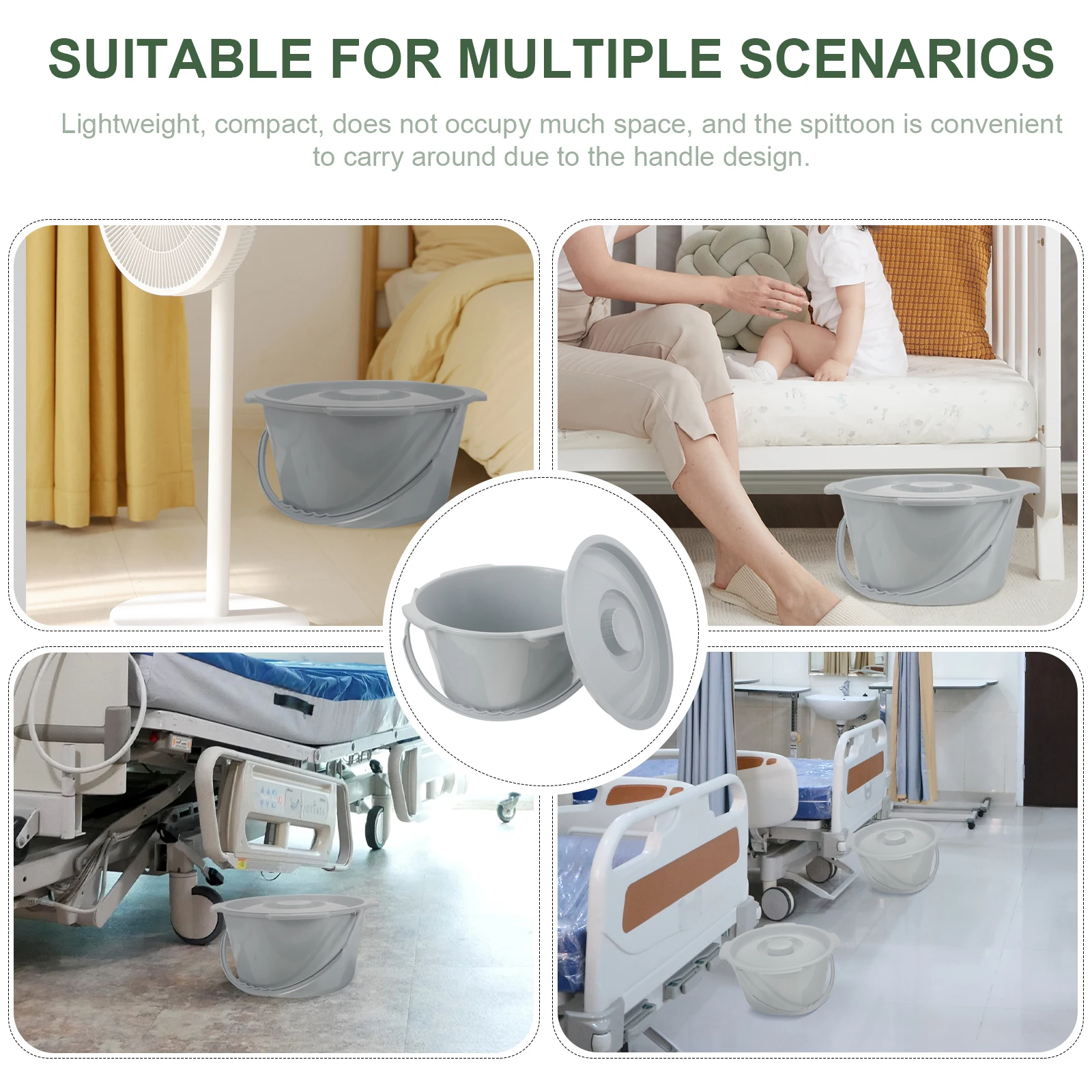 1Pcs Durable Plastic Urine Pot Comfortable Chamber Pot For Adults Ergonomic Portable Spittoon With Smooth Edges
1Pcs Durable Plastic Urine Pot Comfortable Chamber Pot For Adults Ergonomic Portable Spittoon With Smooth Edges