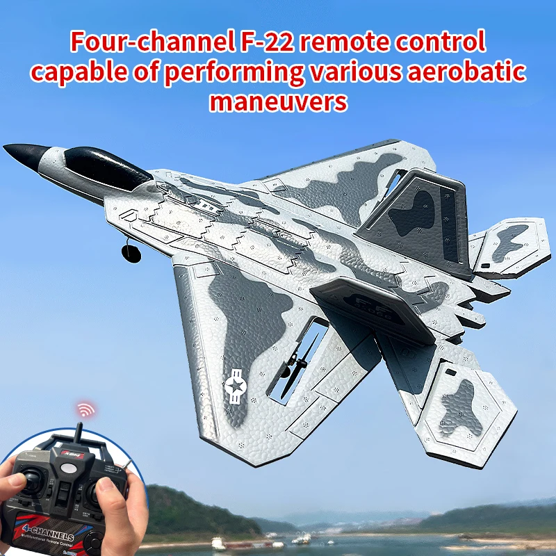 RC F22 Fighter 4CH 2.4G Large Fixed-Wing Remote Control Airplane Electric Foam Model Big Glider Toy Gift for Adults and teenager
RC F22 Fighter 4CH 2.4G Large Fixed-Wing Remote Control Airplane Electric Foam Model Big Glider Toy Gift for Adults and teenager