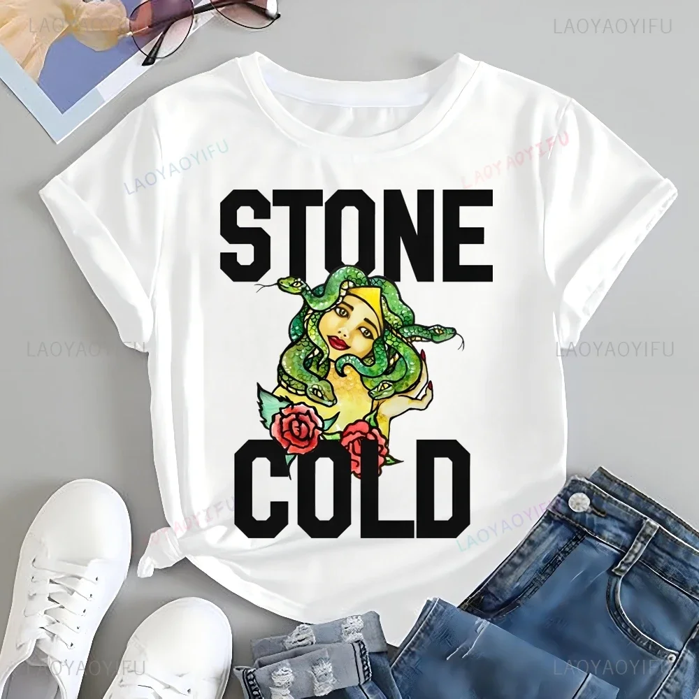 Vintage Medusa Printed T-shirt Top STONE COLD Neutral Trend Harajuku Short Sleeve Unisex Shirt Pattern Large T-shirt
Vintage Medusa Printed T-shirt Top STONE COLD Neutral Trend Harajuku Short Sleeve Unisex Shirt Pattern Large T-shirt