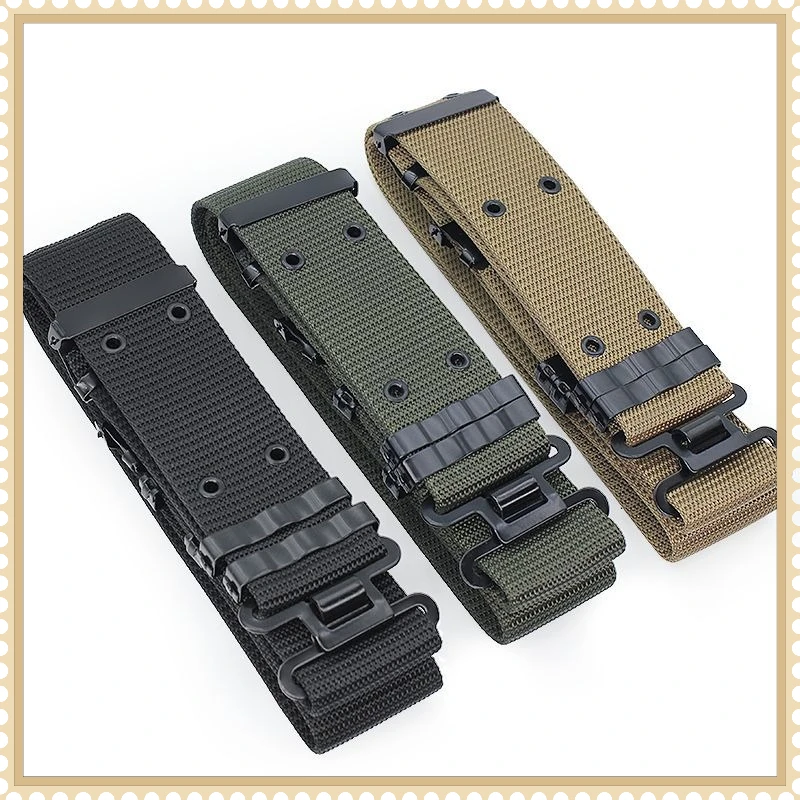 5.5cm men's canvas training belt nylon woven multifunctional belt
5.5cm men's canvas training belt nylon woven multifunctional belt
