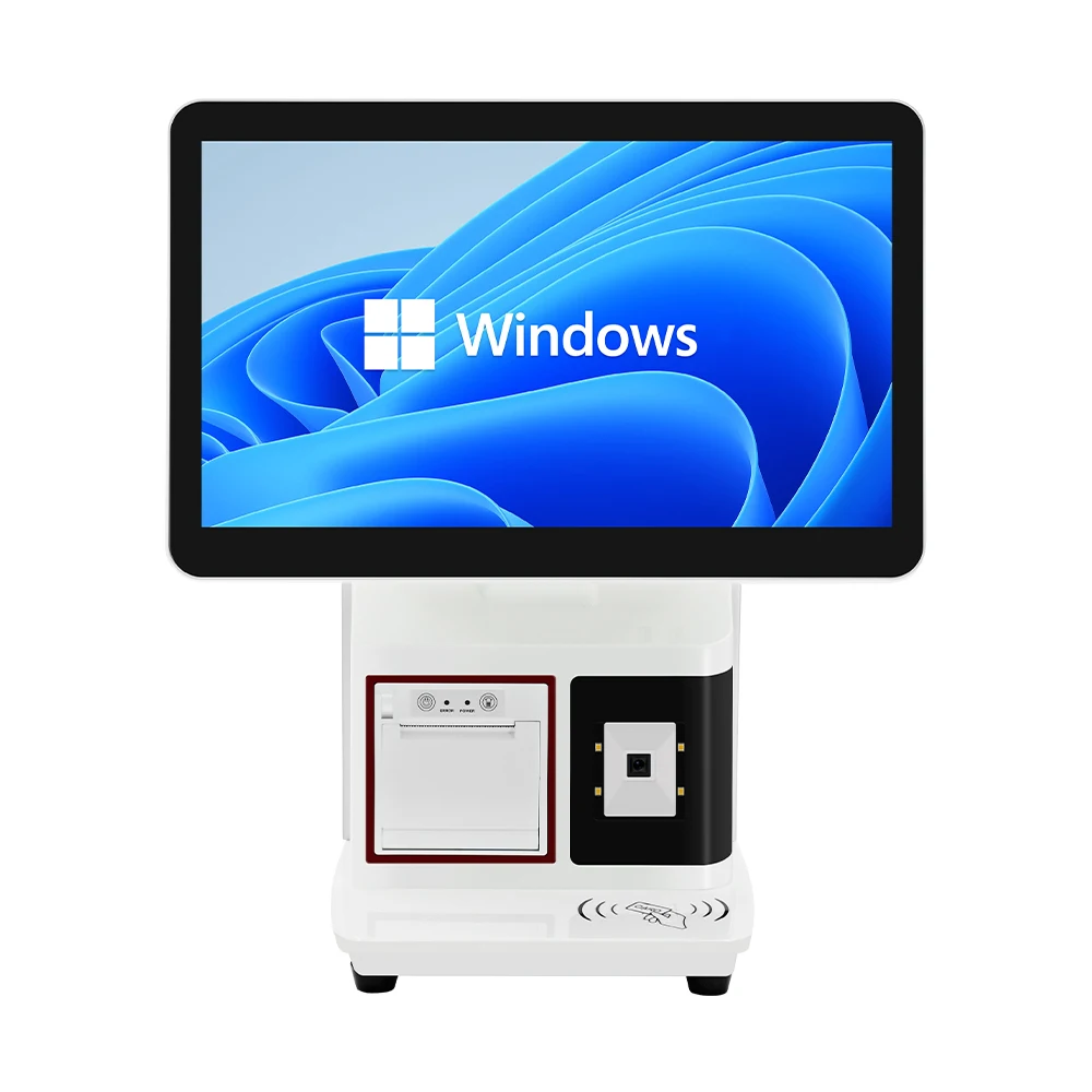 Dual Display Touchscreen POS Cash Register With Integrated Windows 10 Trial Second Screen And Peripherals
Dual Display Touchscreen POS Cash Register With Integrated Windows 10 Trial Second Screen And Peripherals