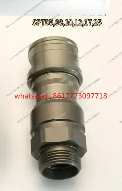 Liquid Cooled Aluminum Flat Quick Coupling SPT10 SPT12 General Purpose Staubli