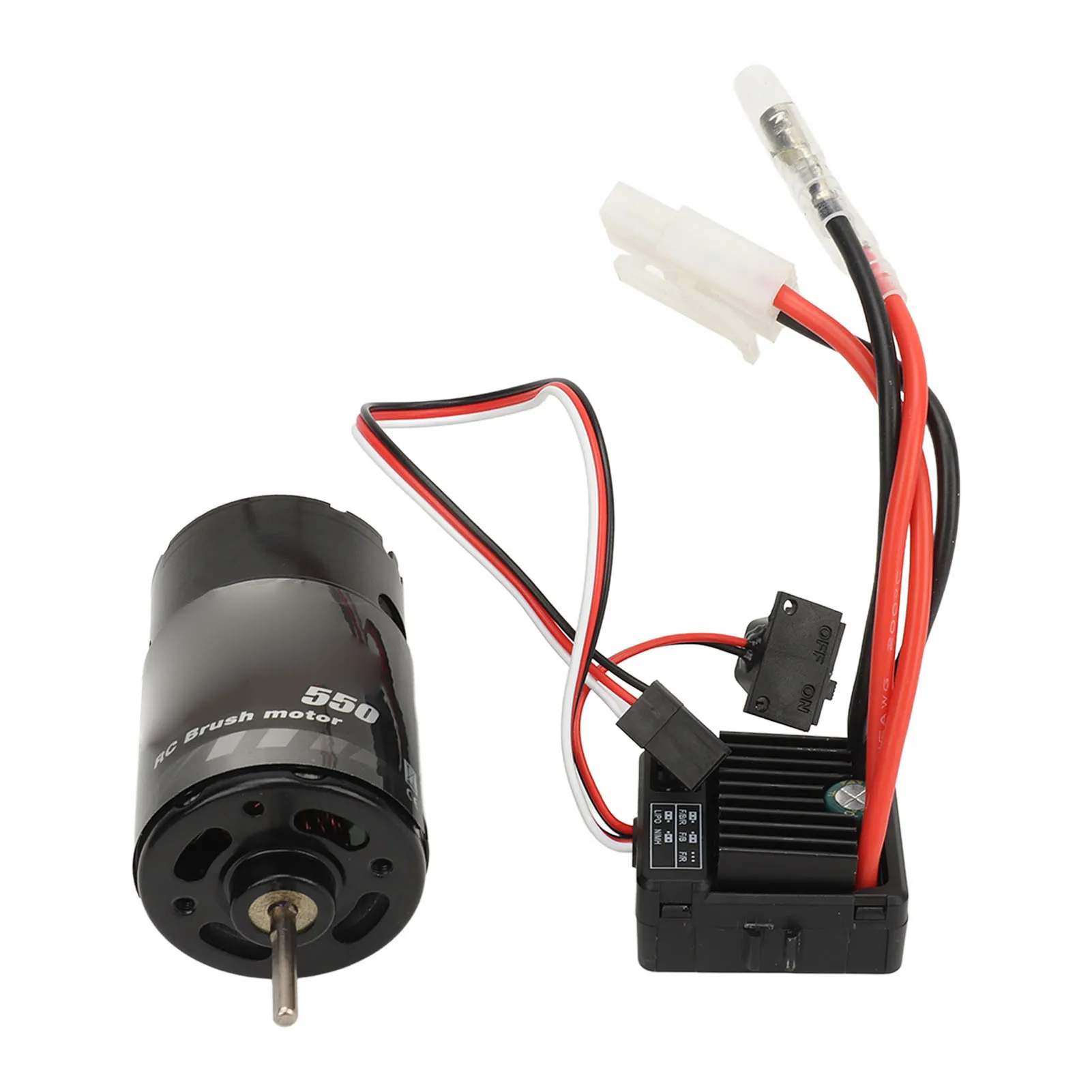 Brushed Motor ESC Combo 550 Brushed Motor with 60A Brushed ESC for Tamiya Drag Head Tractor Truck 1/14 Off Road Climbing Car
Brushed Motor ESC Combo 550 Brushed Motor with 60A Brushed ESC for Tamiya Drag Head Tractor Truck 1/14 Off Road Climbing Car