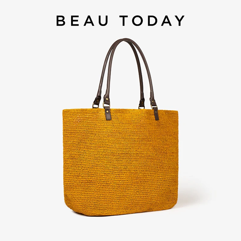 BEAUTODAY Casual Tote Women Raffia Solid Color Large Capacity Square Handbags Open Ladies Bags Handmade 62106
BEAUTODAY Casual Tote Women Raffia Solid Color Large Capacity Square Handbags Open Ladies Bags Handmade 62106