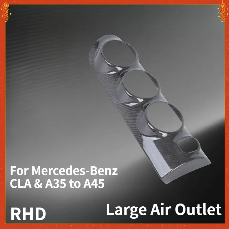 For Mercedes-Benz CLA A35 To A45 Real Dry Carbon Fiber Interior Right-Hand Drive Large Air Outlet Cover Trim Modification
For Mercedes-Benz CLA A35 To A45 Real Dry Carbon Fiber Interior Right-Hand Drive Large Air Outlet Cover Trim Modification