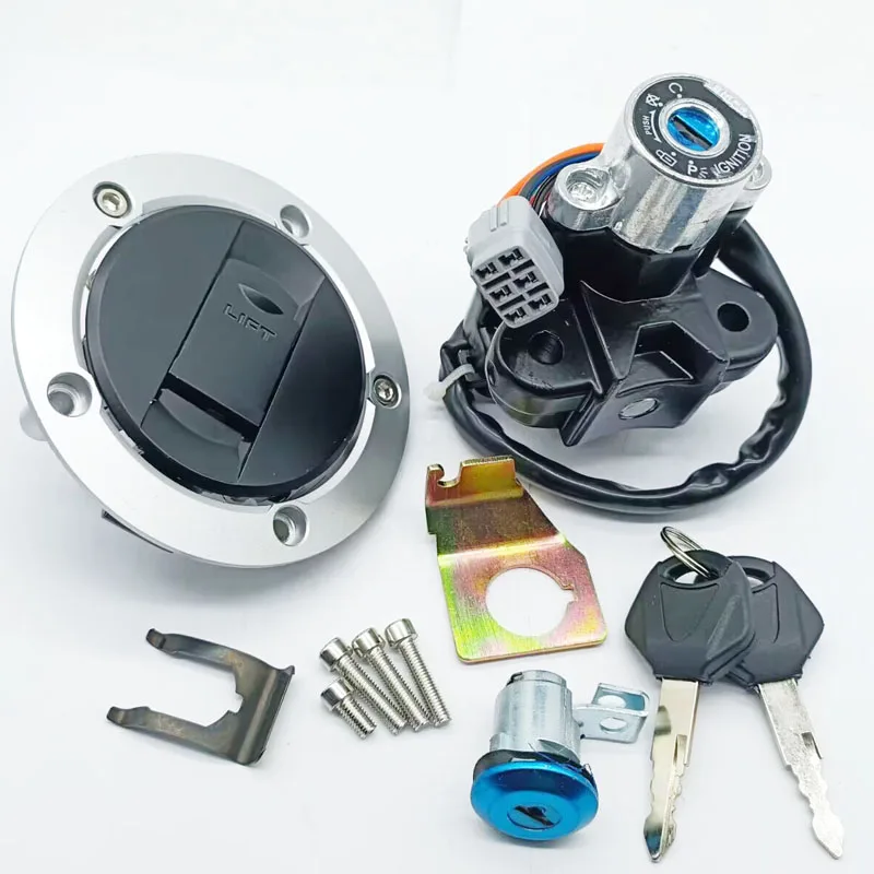 Выключатель зажигания, газовая крышка, набор ключей для замка сиденья для Suzuki GSF650 Bandit 650 2005-12/GSF 1200S Bandit S 2006/GSX650F Katana 650 2008-11 
Выключатель зажигания, газовая крышка, набор ключей для замка сиденья для Suzuki GSF650 Bandit 650 2005-12/GSF 1200S Bandit S 2006/GSX650F Katana 650 2008-11