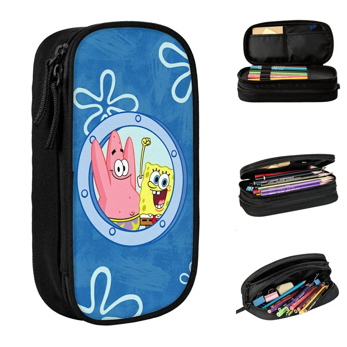 Пенал S-Spongebobs для колледжа, детский двухслойный винтажный школьный пенал, канцелярские принадлежности на заказ
Пенал S-Spongebobs для колледжа, детский двухслойный винтажный школьный пенал, канцелярские принадлежности на заказ