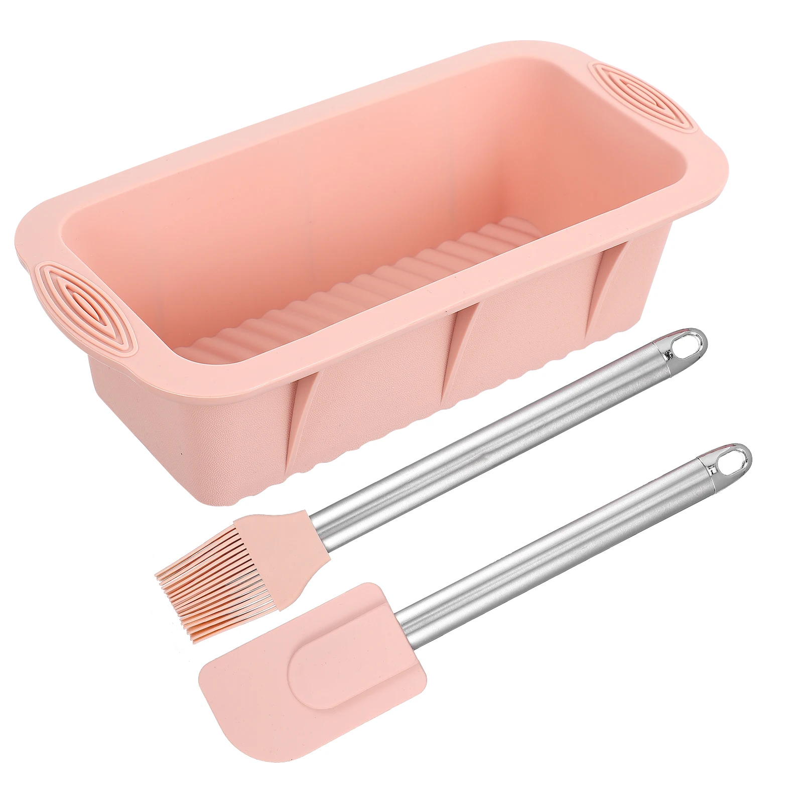 3Pcs Baking Tool Kit Food Grade Silicone Cake Mold Scraper Oil Brush Smooth Non fading Hanging Design
3Pcs Baking Tool Kit Food Grade Silicone Cake Mold Scraper Oil Brush Smooth Non fading Hanging Design