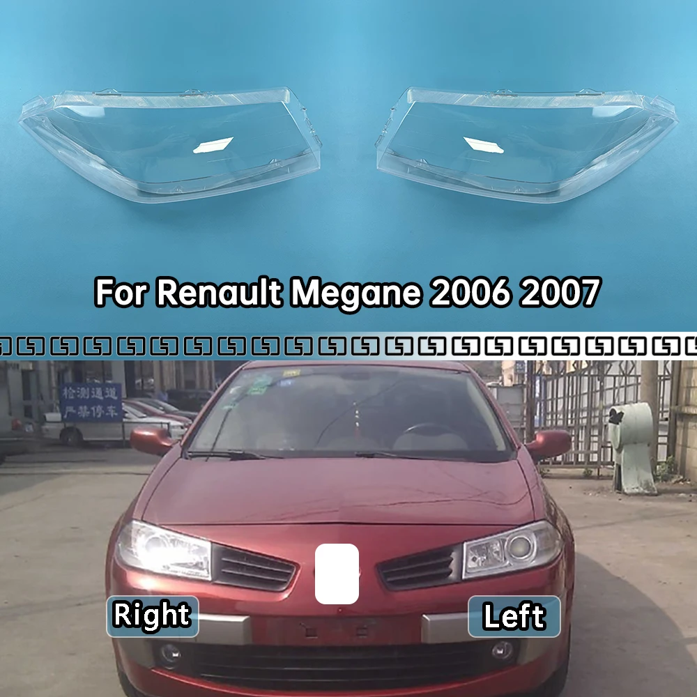 For Renault Megane 2006 2007 Car Front Headlight Lens Covers Left-Right Car Transparent Housing Car Accessories
For Renault Megane 2006 2007 Car Front Headlight Lens Covers Left-Right Car Transparent Housing Car Accessories