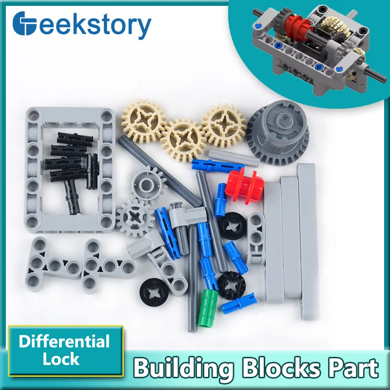 MOC Center Differential Lock Buidling Blocks Parts Locking Differential Car For Four-wheel Drive Vehicles Model Puzzle Toys
MOC Center Differential Lock Buidling Blocks Parts Locking Differential Car For Four-wheel Drive Vehicles Model Puzzle Toys