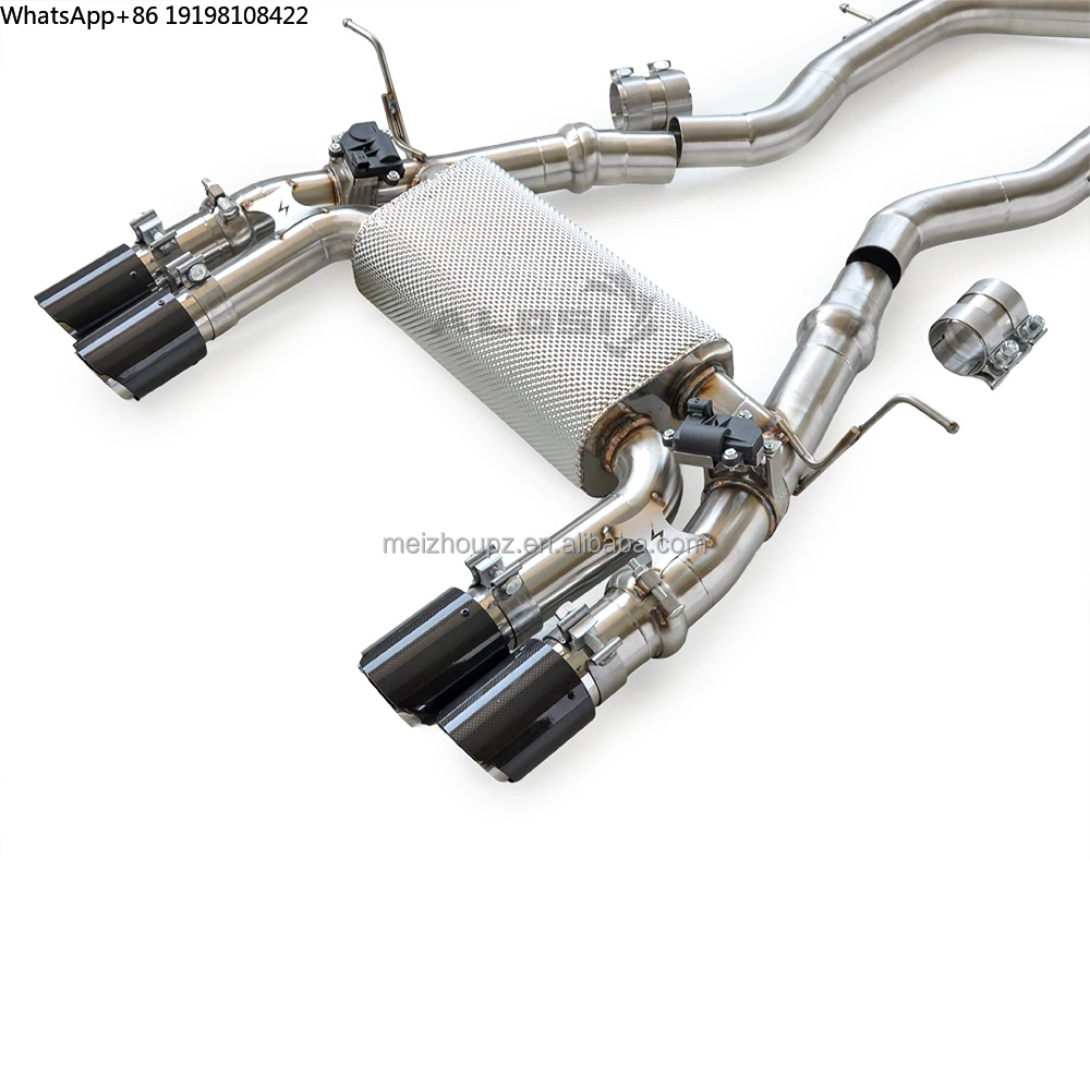 High Performance Exhaust System Muffler for BMW M3 M4 F80 F82 F83 S55 3.0T 2014-2019 with Valve Controlled cat Back Exhaust Pipe
High Performance Exhaust System Muffler for BMW M3 M4 F80 F82 F83 S55 3.0T 2014-2019 with Valve Controlled cat Back Exhaust Pipe