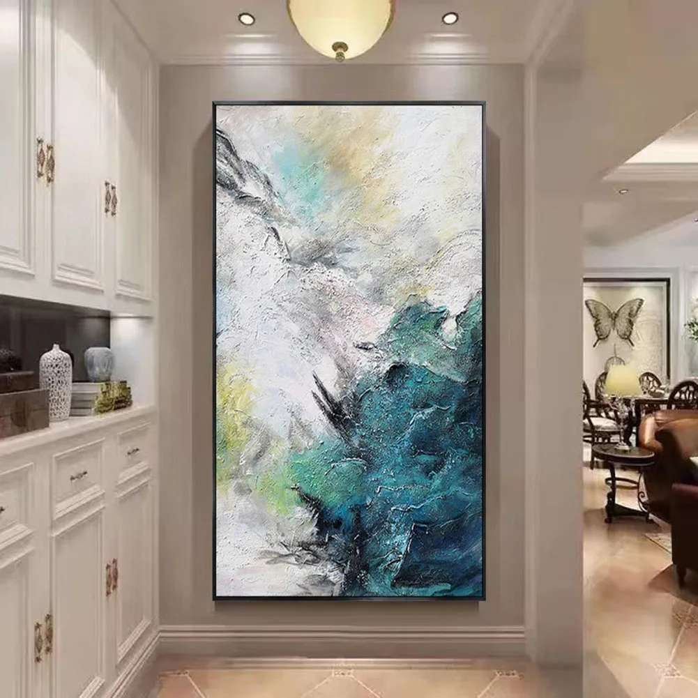 100% Hand-Painted Oil Painting Abstract Landscape Canvas Picture Wall Art Image On Panel Green Mural For Living Room Decoration
100% Hand-Painted Oil Painting Abstract Landscape Canvas Picture Wall Art Image On Panel Green Mural For Living Room Decoration