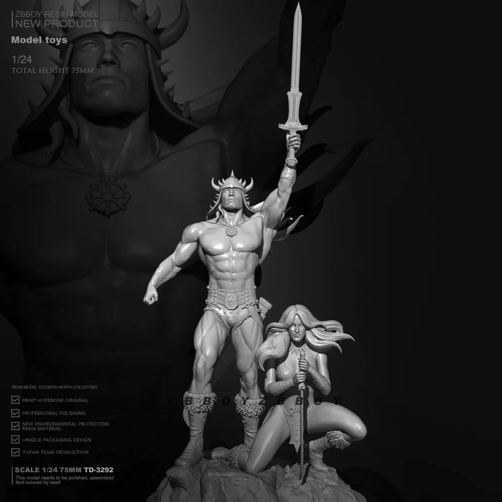 1/24 Resin model kits figure beauty colorless and self-assembled TD-3292B
1/24 Resin model kits figure beauty colorless and self-assembled TD-3292B
