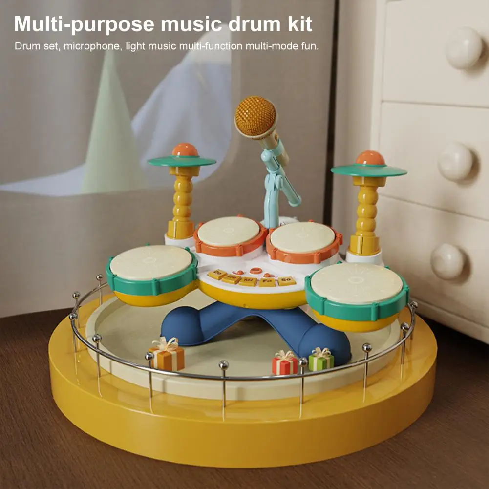 Drum Toy for Developing Fine Motor Skills Safe Stimulating Kids' Drum Toy Set Educational Musical for Curious for Boys
Drum Toy for Developing Fine Motor Skills Safe Stimulating Kids' Drum Toy Set Educational Musical for Curious for Boys