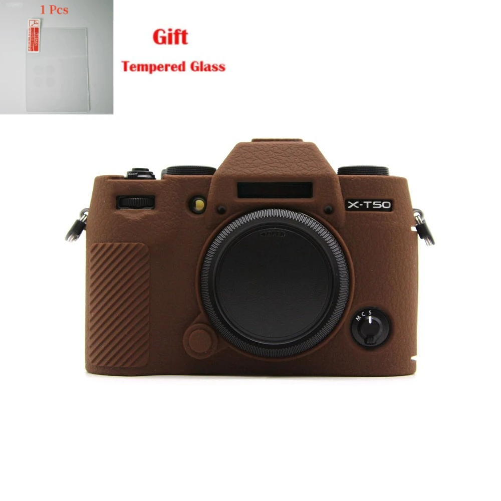 Camera silicone cover,For Fujifilm XT50 photography protective cover soft case bag, camera accessories + free tempered film
Camera silicone cover,For Fujifilm XT50 photography protective cover soft case bag, camera accessories + free tempered film