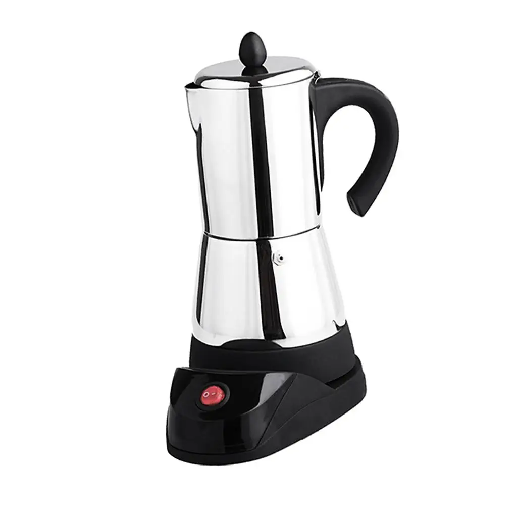 Electric Espresso Maker Stainless Steel Moka Pot Percolator Coffee Machine for Home Kitchen Barista Use
Electric Espresso Maker Stainless Steel Moka Pot Percolator Coffee Machine for Home Kitchen Barista Use