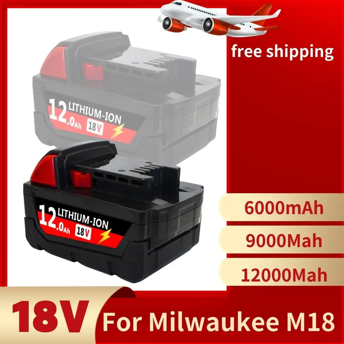 18V 12Ah Заміна літієвої батареї Milwaukee M18 XC 48-11-1860 48-11-1850 48-11-1840 48-11-1820 Акумуляторна батарея
18V 12Ah Заміна літієвої батареї Milwaukee M18 XC 48-11-1860 48-11-1850 48-11-1840 48-11-1820 Акумуляторна батарея