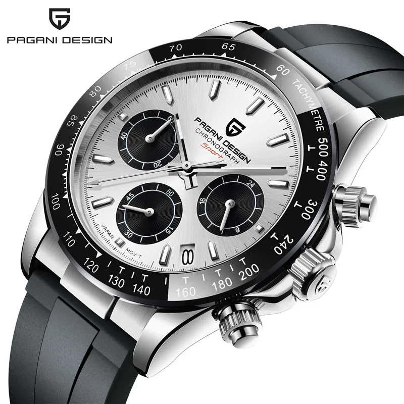 PAGANI DESIGN Military Pilot Chronograph Stop Watch for Men Waterproof Sapphire Luxury VK63 Quartz Watches relógios masculino
PAGANI DESIGN Military Pilot Chronograph Stop Watch for Men Waterproof Sapphire Luxury VK63 Quartz Watches relógios masculino