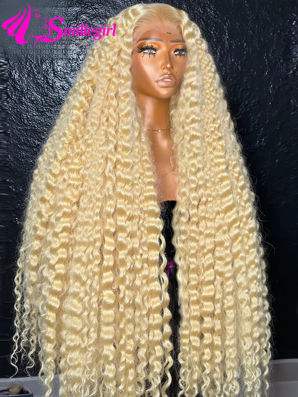613 Blonde Curly 13x6 Hd Transparent Lace Frontal Human Hair Wigs Blonde Brazilian Pre Plucked Deep Wave Lace Front Wig 40 Inch
613 Blonde Curly 13x6 Hd Transparent Lace Frontal Human Hair Wigs Blonde Brazilian Pre Plucked Deep Wave Lace Front Wig 40 Inch