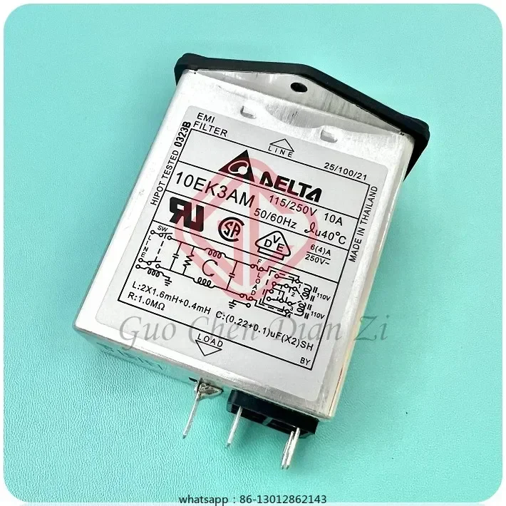 10EK3AM brand new original stock 10A 250V power filter Delta
10EK3AM brand new original stock 10A 250V power filter Delta