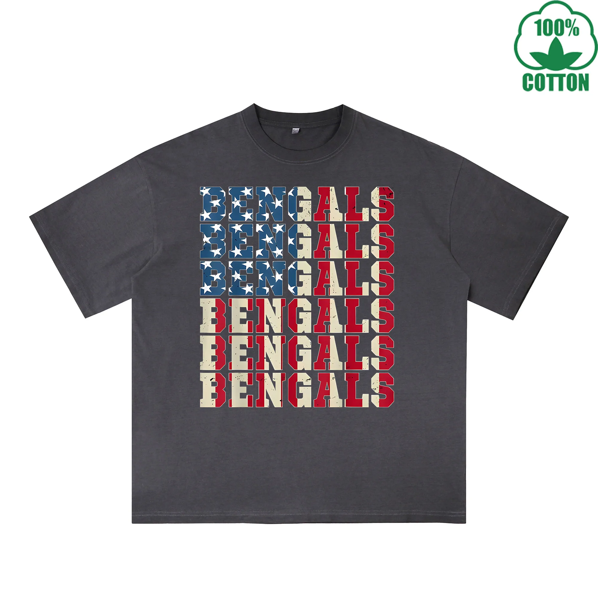 USA Spirit Printed Dirty WashT-Shirt 230G Multicolor Loose Trendy Fashionable 100%Cotton Short Sleeve Top
USA Spirit Printed Dirty WashT-Shirt 230G Multicolor Loose Trendy Fashionable 100%Cotton Short Sleeve Top