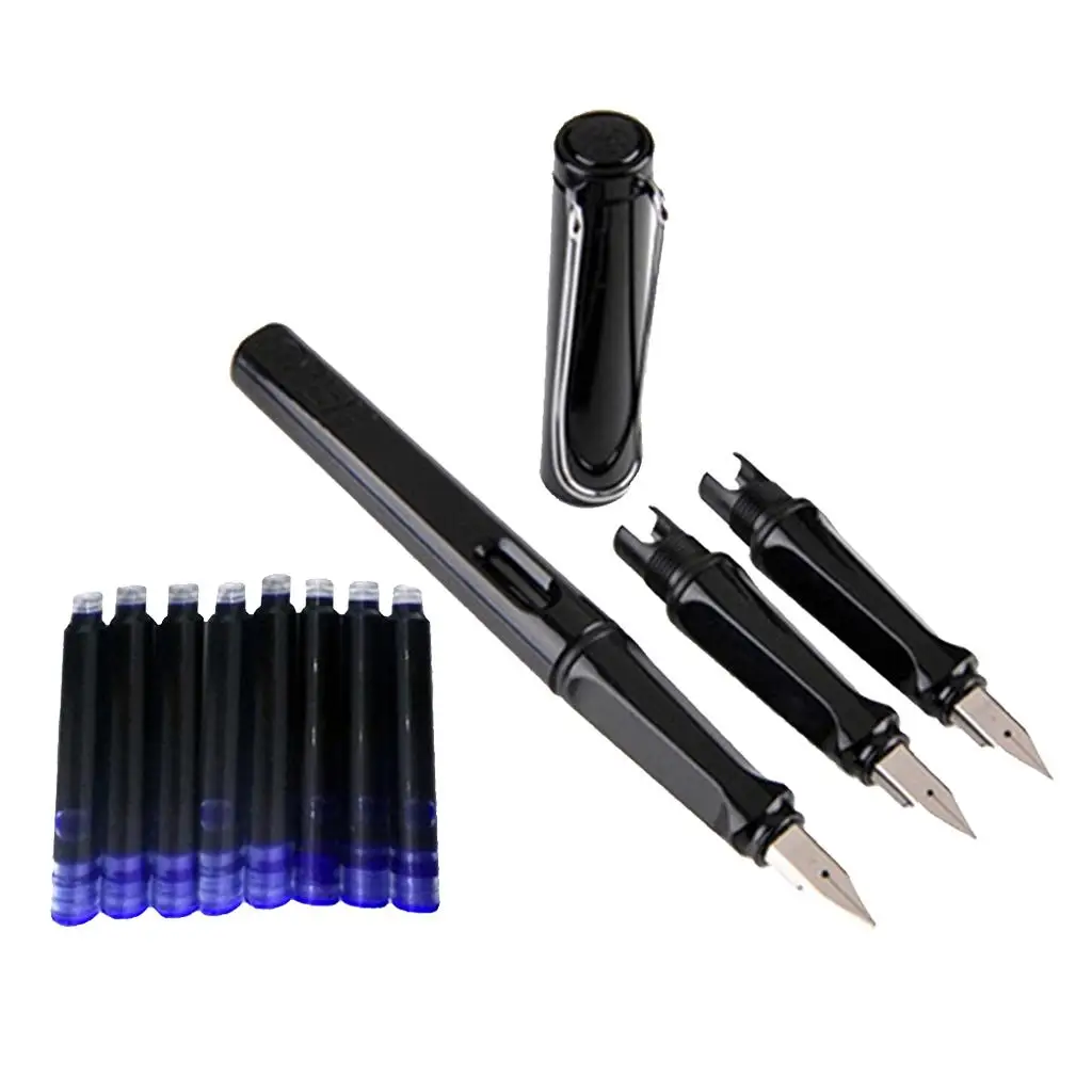 Fountain Pen 0.5mm 0.38mm Nib With Ink Refill Office School Stationery
Fountain Pen 0.5mm 0.38mm Nib With Ink Refill Office School Stationery