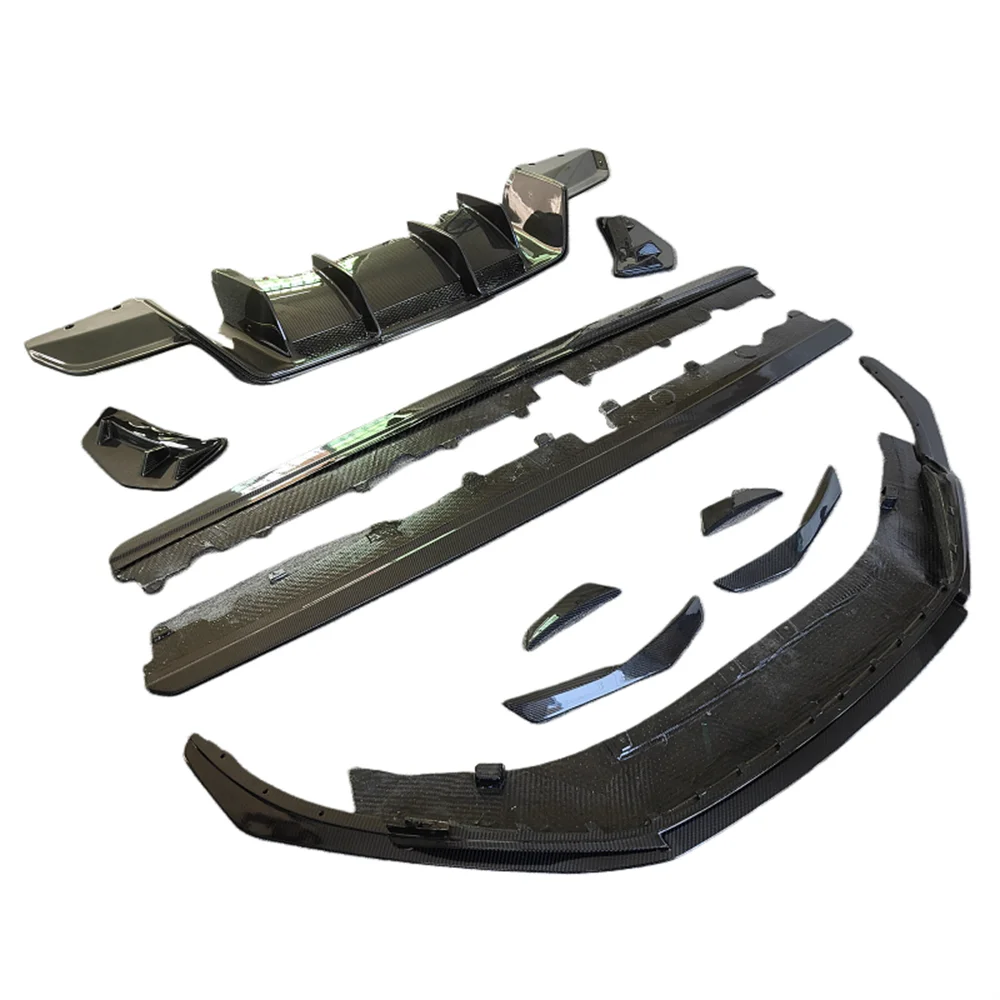 True Carbon Fiber P-style Front Lip Side Skirt Rear Diffuser Front Bumper Splitter Body Kit for Audi R8 Body Kit
True Carbon Fiber P-style Front Lip Side Skirt Rear Diffuser Front Bumper Splitter Body Kit for Audi R8 Body Kit