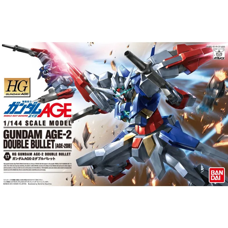 In stock Bandai Genuine HG 1:144 GUNDAM AGE-2 DOUBLE BULLET Gundam Anime Action Figure Assembly Model Toys Gifts
In stock Bandai Genuine HG 1:144 GUNDAM AGE-2 DOUBLE BULLET Gundam Anime Action Figure Assembly Model Toys Gifts