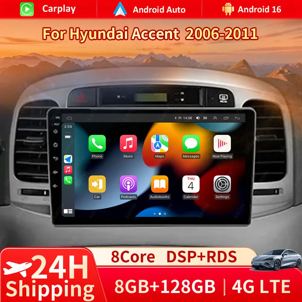 For Hyundai Accent 3 2006 - 2011 Car Radio Multimedia Video Player Navigation GPS Android No 2din 2 din dvd
For Hyundai Accent 3 2006 - 2011 Car Radio Multimedia Video Player Navigation GPS Android No 2din 2 din dvd