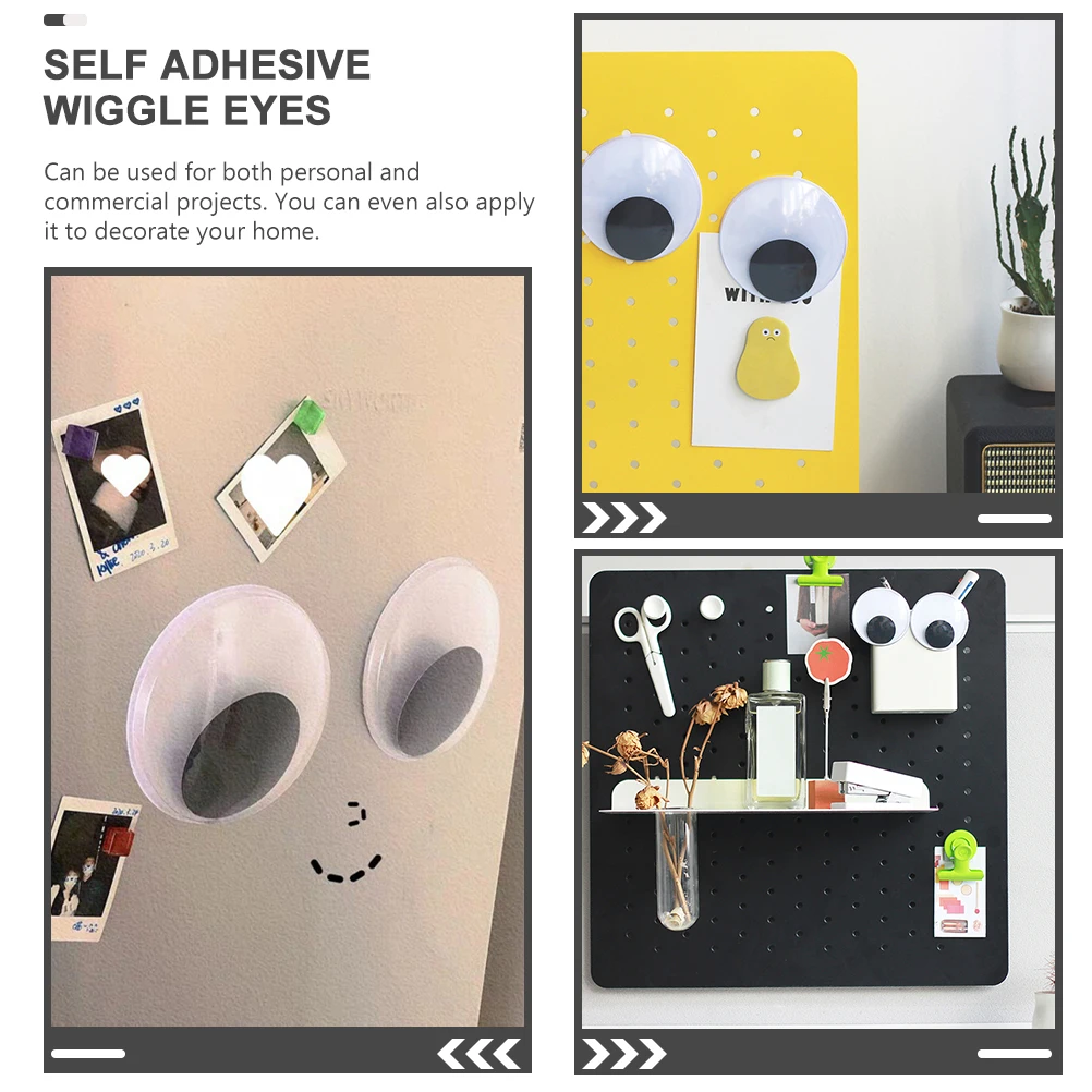 3 Pairs 7cm 8cm 10cm Eye Stickers Giant Eyes Self Adhesive Decal Materials Plastic Crafts Decoration Eyes
3 Pairs 7cm 8cm 10cm Eye Stickers Giant Eyes Self Adhesive Decal Materials Plastic Crafts Decoration Eyes