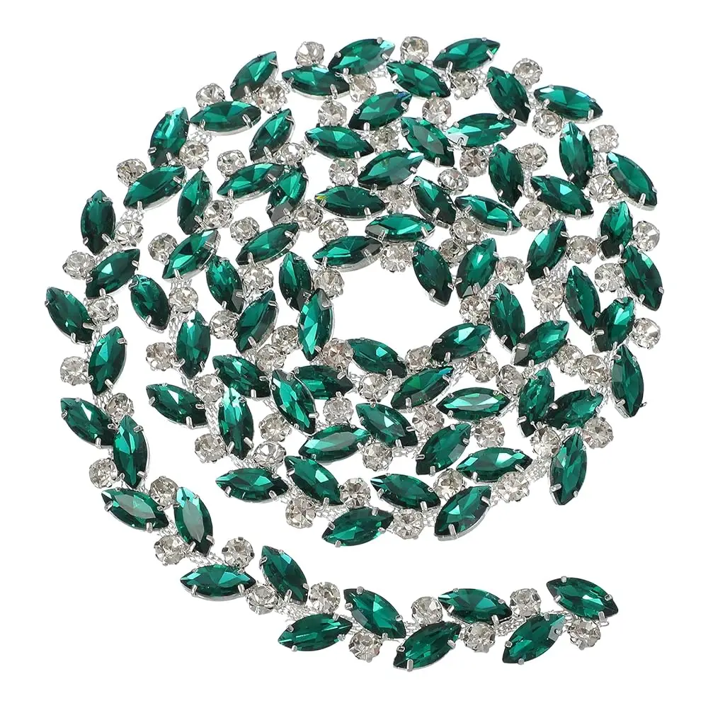 1 Yard Rhinestone Trim Close Chain, 15mm Crystal Rhinestone Chain Applique Embellishment for Sewing Crafts DIY Decoration We
1 Yard Rhinestone Trim Close Chain, 15mm Crystal Rhinestone Chain Applique Embellishment for Sewing Crafts DIY Decoration We