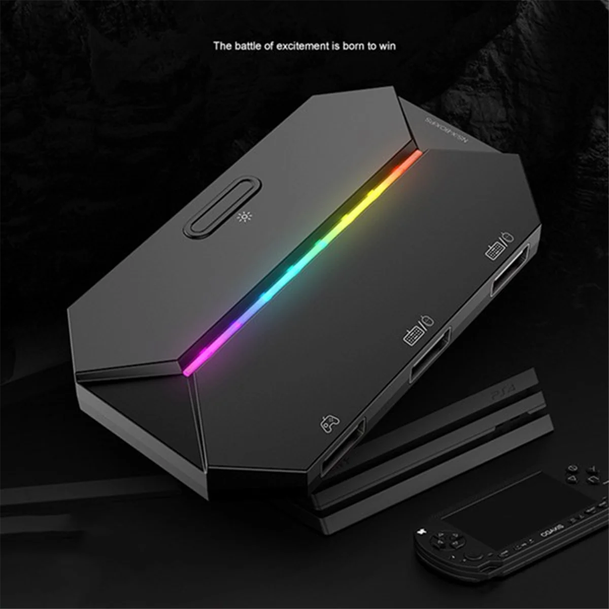 X61A_G6L Конвертер игровой клавиатуры и мыши Портативный проводной мобильный контроллер
X61A_G6L Конвертер игровой клавиатуры и мыши Портативный проводной мобильный контроллер