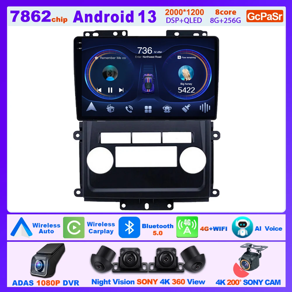 Carplay Android Wireless Auto For NISSAN FRONTIER XTERRA 2009-2012 Multimedia Player GPS Navigation 5G Wifi Touch Screen Display
Carplay Android Wireless Auto For NISSAN FRONTIER XTERRA 2009-2012 Multimedia Player GPS Navigation 5G Wifi Touch Screen Display