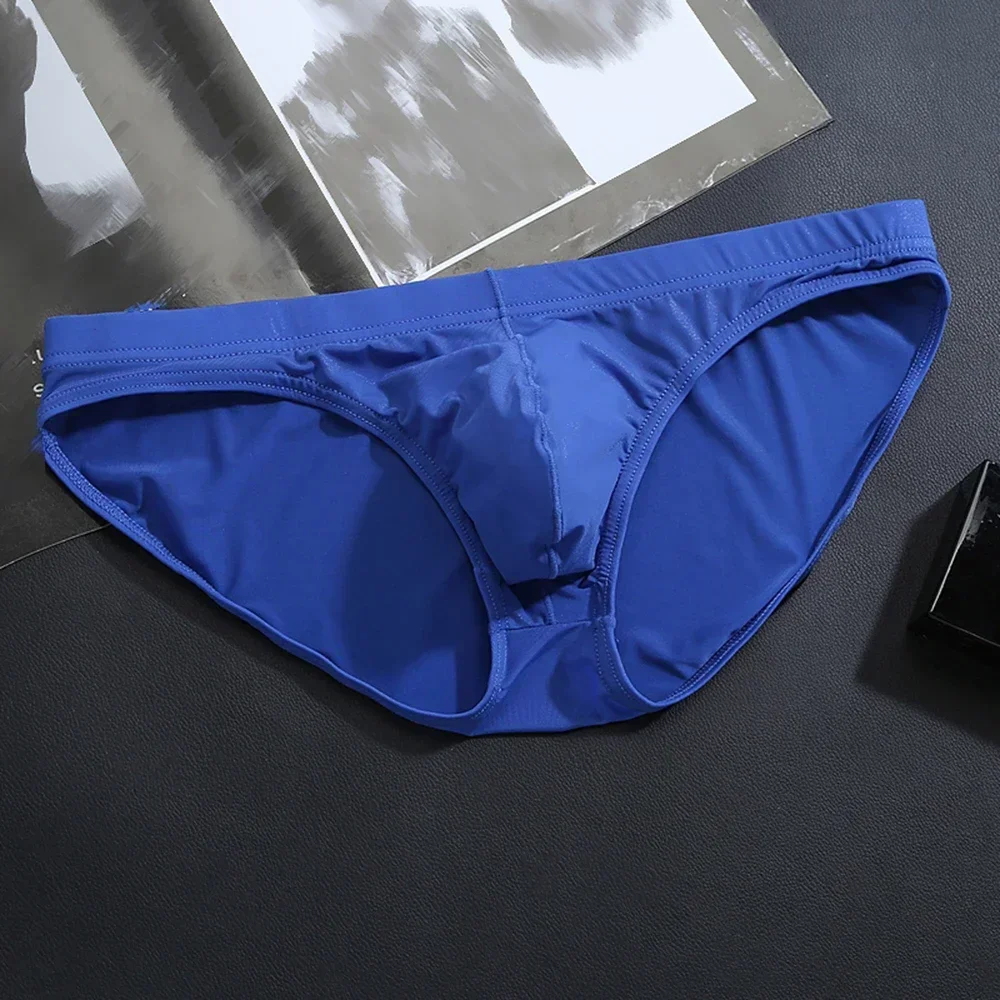 Men Sexy Ice Silk Briefs Traceless U Convex Pouch Underpants Low-Waist Panties Transparent Ultra-thin Comfortable Men's Briefs
Men Sexy Ice Silk Briefs Traceless U Convex Pouch Underpants Low-Waist Panties Transparent Ultra-thin Comfortable Men's Briefs