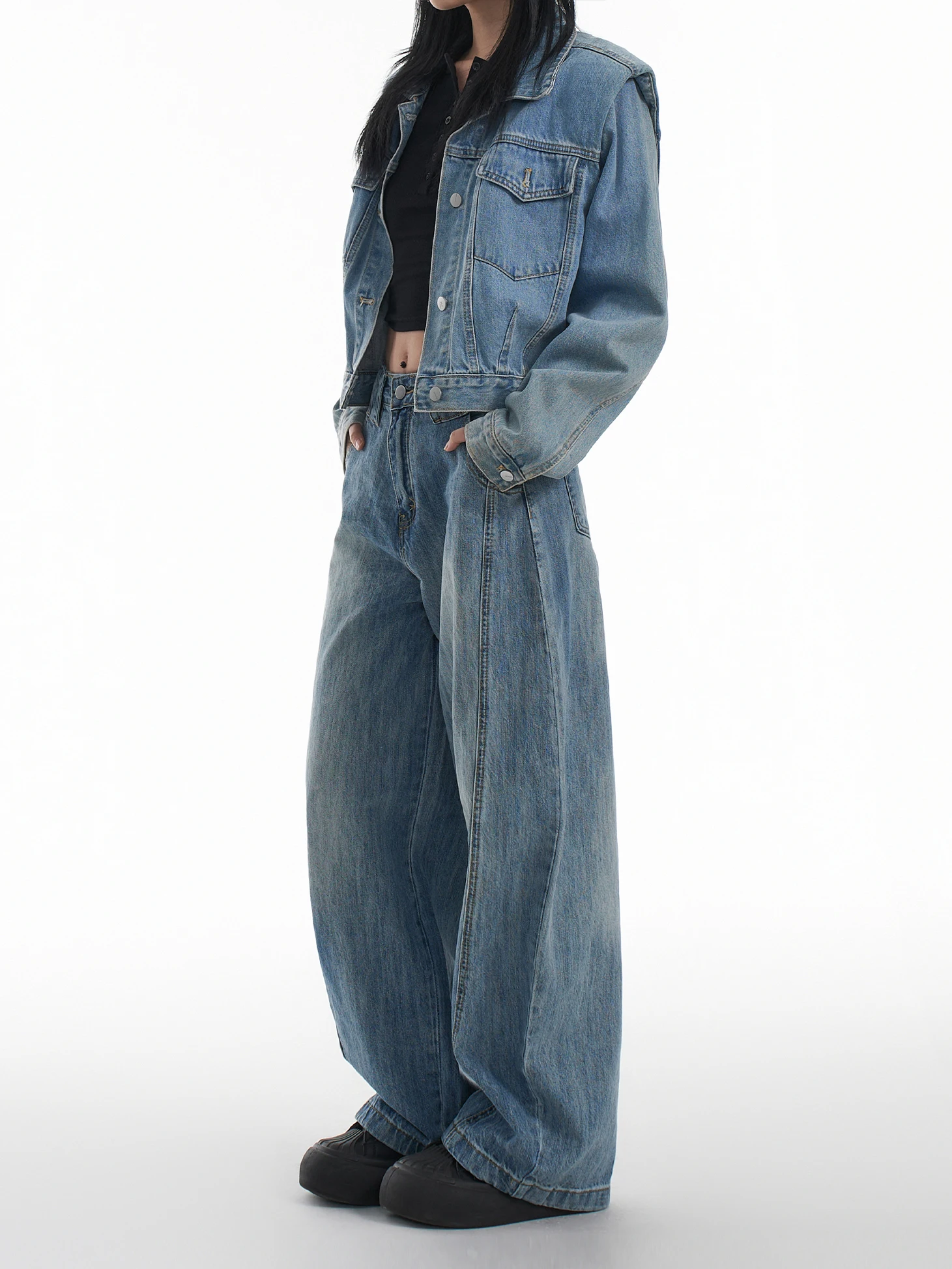 Женские свободные широкие повседневные джинсы, джинсовые джинсы с бамбуковым узором, винтажные длинные брюки с талией, весна-осень
Женские свободные широкие повседневные джинсы, джинсовые джинсы с бамбуковым узором, винтажные длинные брюки с талией, весна-осень