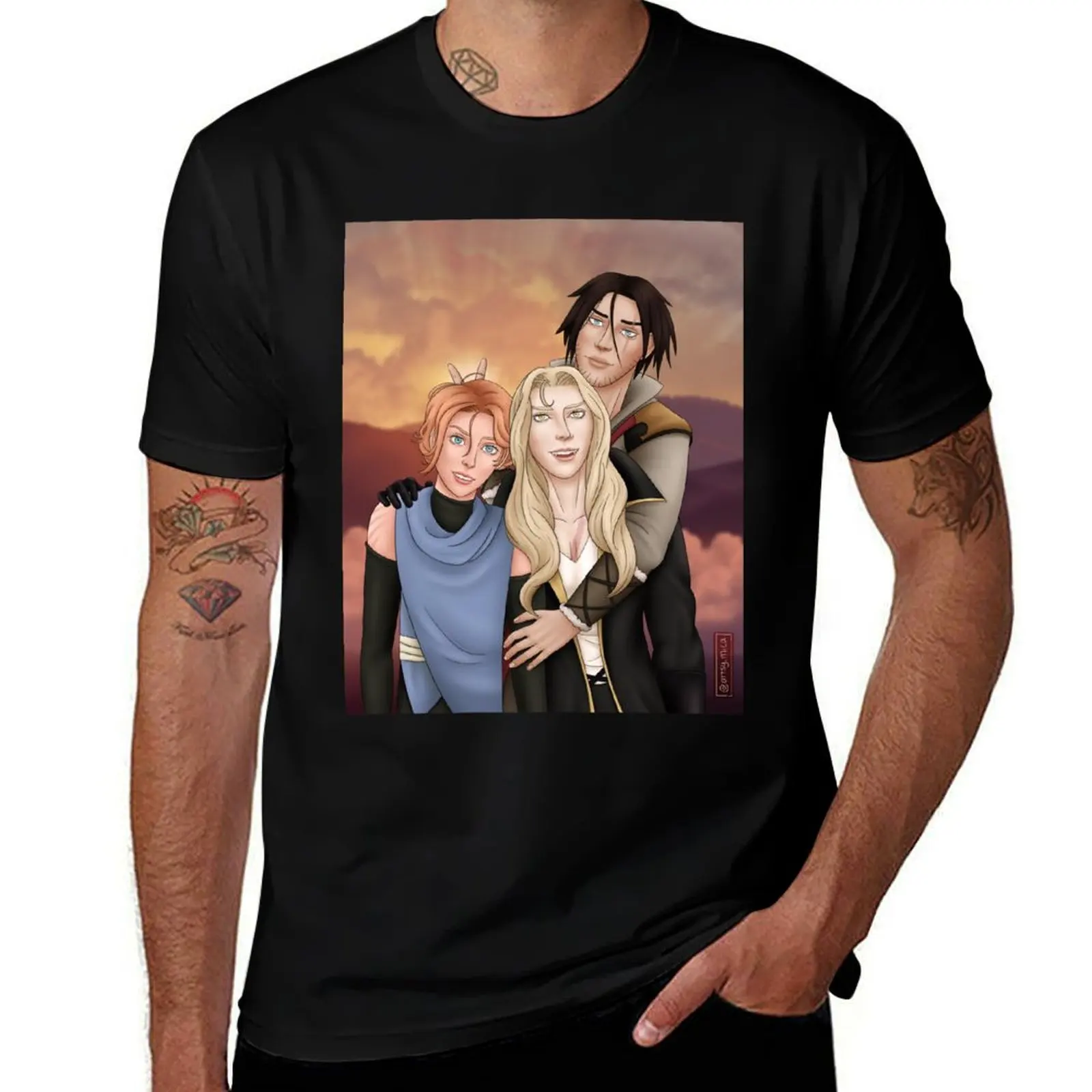 Alucard, Sypha and Trevor - Castlevania T-Shirt Funny t-shirt summer clothes summer shirt blue archive vintage t shirt men
Alucard, Sypha and Trevor - Castlevania T-Shirt Funny t-shirt summer clothes summer shirt blue archive vintage t shirt men