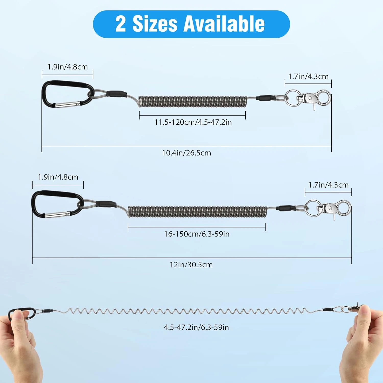 Top-quality, durable, and sturdy coiled steel fishing tool ropes for secure gear management on the water. Rest easy knowing your
Top-quality, durable, and sturdy coiled steel fishing tool ropes for secure gear management on the water. Rest easy knowing your