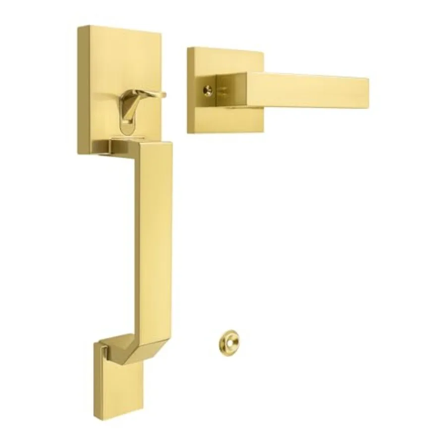 Square Front Door Handle with Classic Door Lever 1 Pack, Upgrated Exterior Door Entry Handle No Lock, Reversible for Left and R
Square Front Door Handle with Classic Door Lever 1 Pack, Upgrated Exterior Door Entry Handle No Lock, Reversible for Left and R