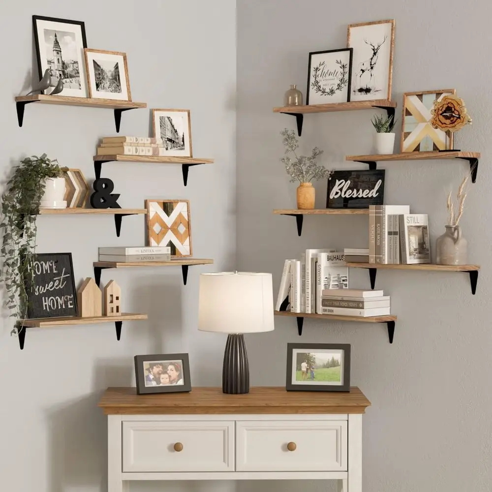 17"x4.5" loating Shelves or Wall, Shel or Home Storage and Decoration, Small Shel or Bathroom, Wall Bookshel, Pantry
17"x4.5" loating Shelves or Wall, Shel or Home Storage and Decoration, Small Shel or Bathroom, Wall Bookshel, Pantry