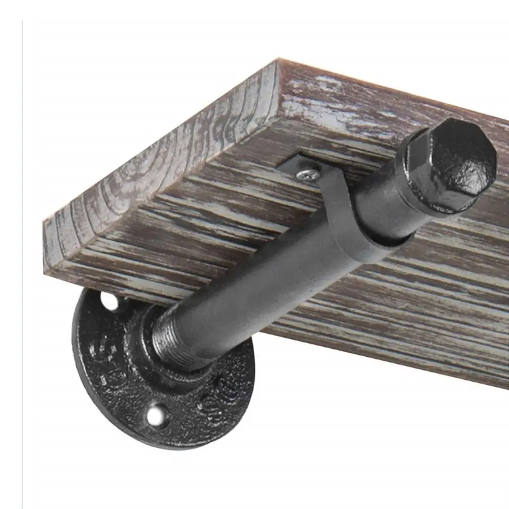 4pcs Black Iron Pipe Wall Floating Shelf Holder Fine Workmanship Easy Installation Wall Storage Shelf Holder Industrial Decor
4pcs Black Iron Pipe Wall Floating Shelf Holder Fine Workmanship Easy Installation Wall Storage Shelf Holder Industrial Decor