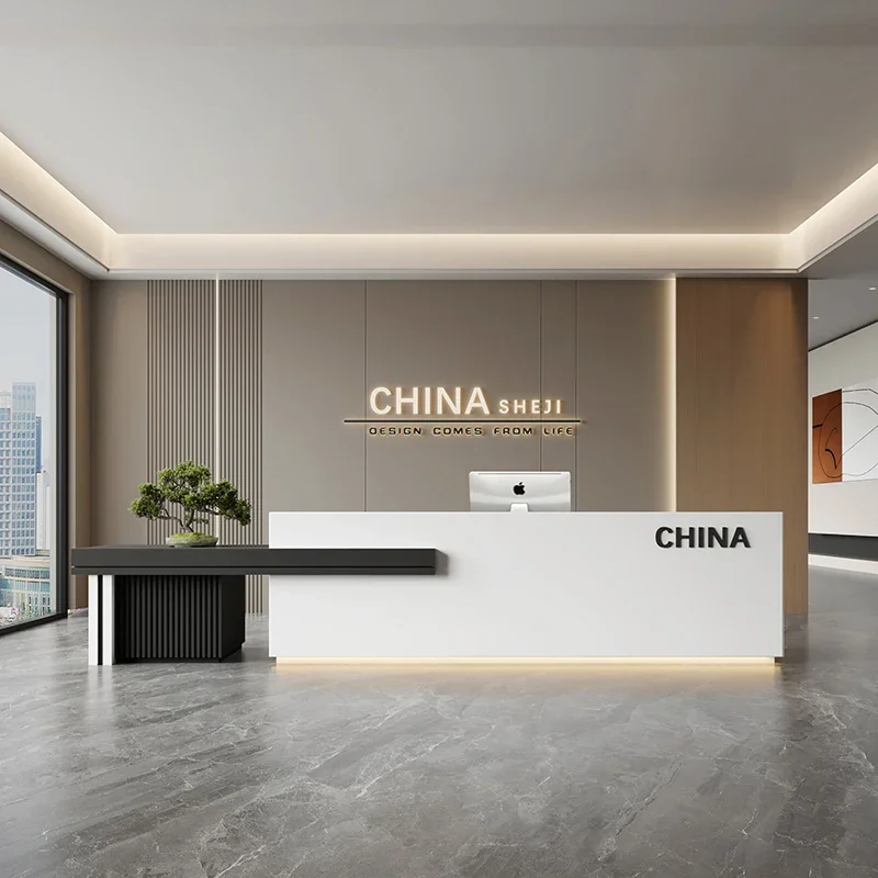 Executive Office Furniture Luxury Receiption Desk Counter Table Beauty Center Reception Customer Hairdressing Bureau Atelier
Executive Office Furniture Luxury Receiption Desk Counter Table Beauty Center Reception Customer Hairdressing Bureau Atelier