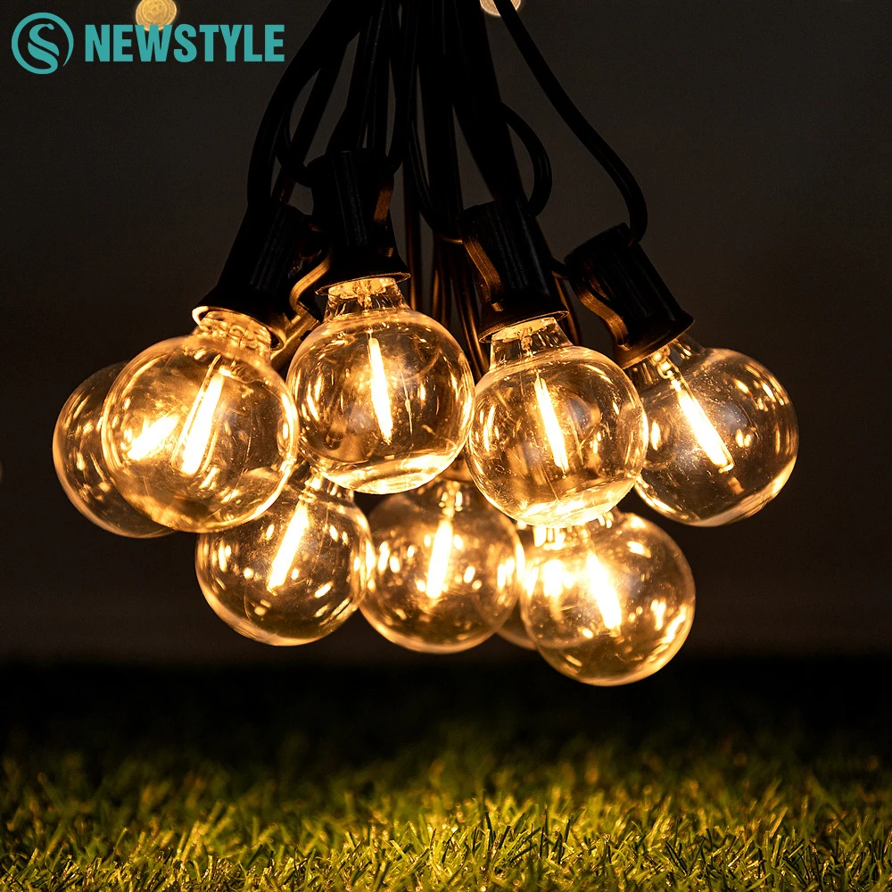 Outdoor LED Waterproof G40 String Light EU Plug Shatterproof Light Bulb Garden Fairy String Lights for Patio Festoon Party Decor
Outdoor LED Waterproof G40 String Light EU Plug Shatterproof Light Bulb Garden Fairy String Lights for Patio Festoon Party Decor