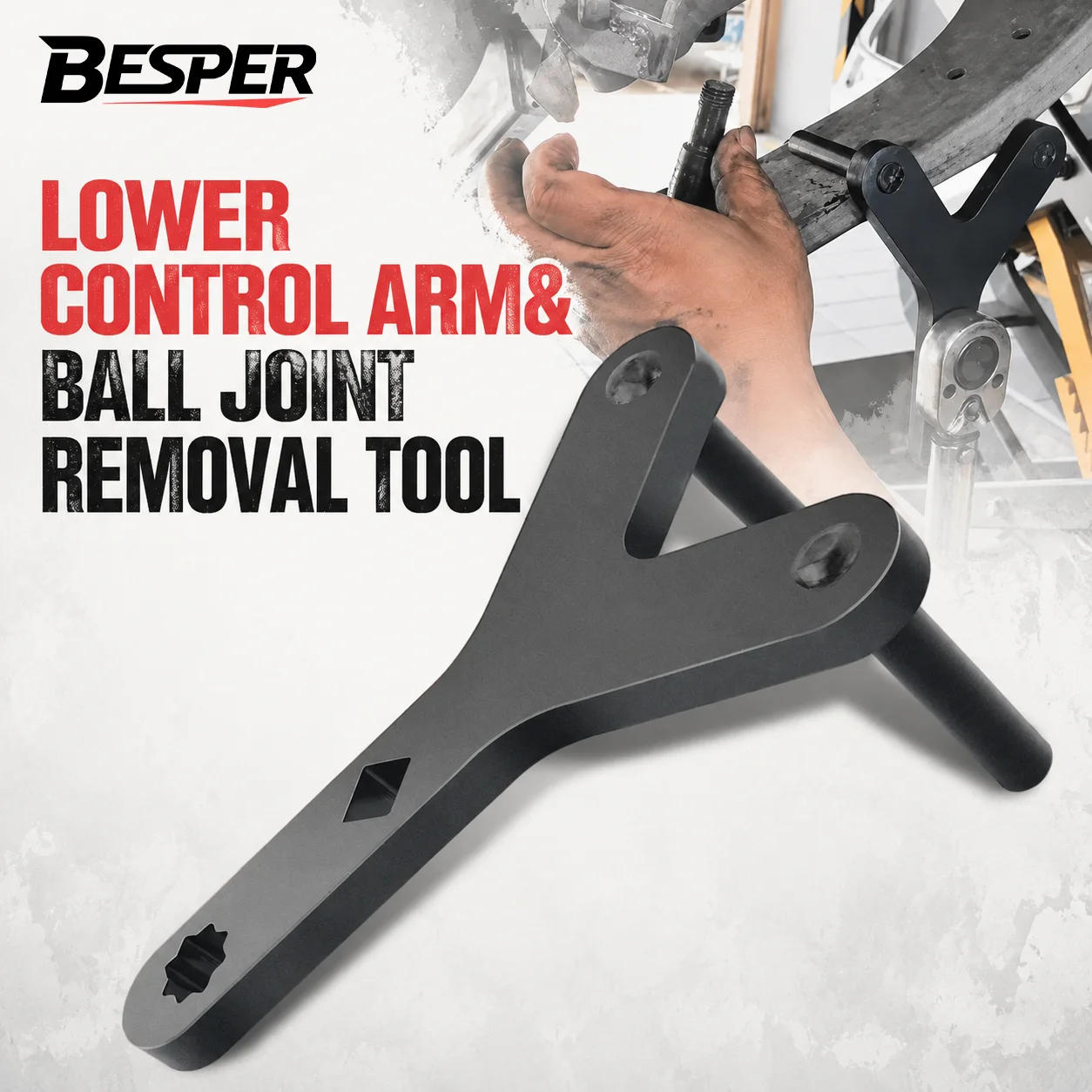 Automotive Lower Control Arm&Ball Joint Removal Tool Suspension Prying Tool Lower Arm Disassembly Control Arm Ball Head Tool
Automotive Lower Control Arm&Ball Joint Removal Tool Suspension Prying Tool Lower Arm Disassembly Control Arm Ball Head Tool